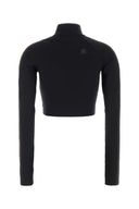 Burberry Black Stretch Nylon Sweatshirt