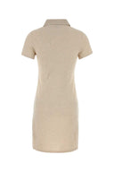 Burberry Melange Sand Piquet Polo Dress