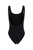Costume da bagno Burberry in nylon elasticizzato nero