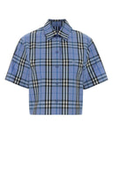 Camicia in cotone ricamato Burberry