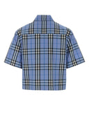 Camicia in cotone ricamato Burberry