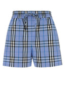 Pantaloncini in popeline ricamato Burberry