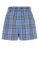 Pantaloncini in popeline ricamato Burberry