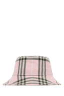 Cappello da pescatore in tela ricamata Burberry