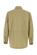 Burberry Soprabito Bradmore in cotone verde salvia