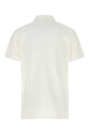 Polo Burberry in piquet bianco