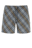 Pantaloncini da bagno in nylon stampato Burberry