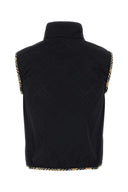 Burberry Black Stretch Nylon Sleeveless Jacket