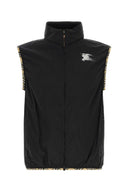 Giacca senza maniche Burberry in nylon nero