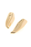 Bottega Veneta Gold Silver Large Prisma Earrings