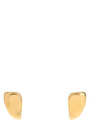 Bottega Veneta Gold Silver Small Prisma Earrings