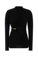 Bottega Veneta Black Crepe Top