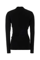 Bottega Veneta Black Crepe Top