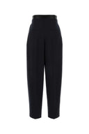 Bottega Veneta Midnight Blue Wool Wide Leg Pant