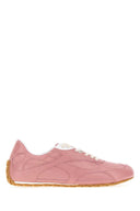 Bottega Veneta Pink Leather Orbit Flash Sneakers
