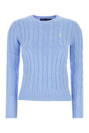 Polo Ralph Lauren Light Blue Cotton Sweater