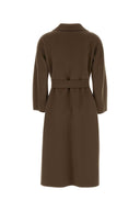 S Maxmara Mud Wool Esturia Coat