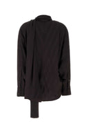 Sportmax donkerbruin viscose Corsaro overhemd