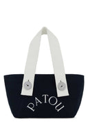 Patou Midnight Blue Canvas Shopping Bag