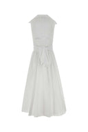 Patou White Faille Dress