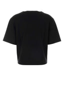 Patou Black Cotton T Shirt