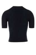 Patou Midnight Blue Cotton Polo Shirt