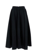 Patou Midnight Blue Cotton Skirt