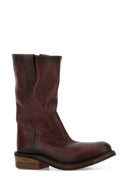 Miu Miu Brown Leather Boots
