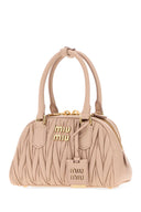 Miu Miu Pink Nappa Leather Arcadie Handbag