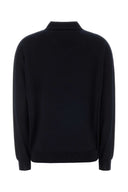 Miu Miu Midnight Blue Wool Polo Shirt