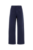Miu Miu Blue Gabardine Pant