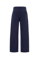 Miu Miu Blue Gabardine Pant