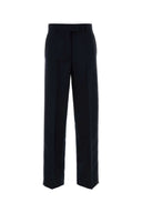 Miu Miu Navy Blue Mohair Blend Pant