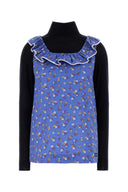Miu Miu Printed Poplin Top