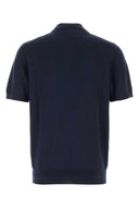 Brunello Cucinelli Navy Blue Knit T Shirt