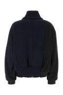 Maison Margiela Two Tone Wool Bomber Jacket