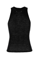Maison Margiela Black Knit Tank Top