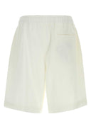 Giorgio Armani White Linen Bermuda Shorts