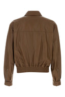 Giorgio Armani Brown Leather Jacket
