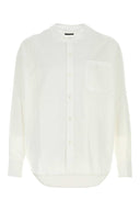 Giorgio Armani White Seersucker Shirt