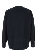 Giorgio Armani Midnight Blue Seersucker Shirt
