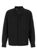 Giorgio Armani Black Seer Sacker Shirt
