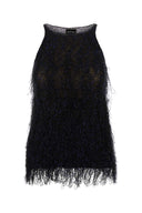 Giorgio Armani Embellished Nylon Bend Top