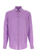 Giorgio Armani Lilac Linen Shirt