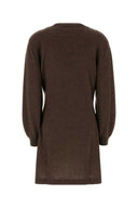 Lisa Yang Brown Cashmere Abrielle Sweater Dress