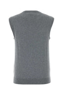 Lisa Yang Grey Cotton Blend Agna Vest