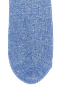 Gallo Melange Light Blue Stretch Linen Blend Socks