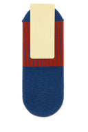 Gallo Two Tone Stretch Cotton Blend Invisible Socks