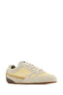 Isabel Marant Two Tone Suede And Canvas Senny Sneakers