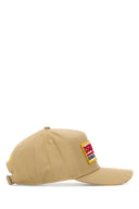 Dsquared Beige Cotton Baseball Cap